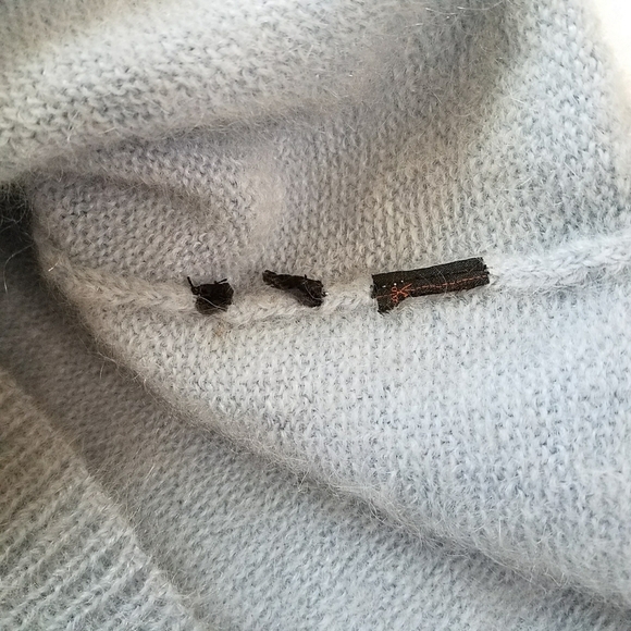 COACH FAIR ISLE LUXURY MOHAIR-BLEND CARDIGAN SWEATER - Picture 8 of 8